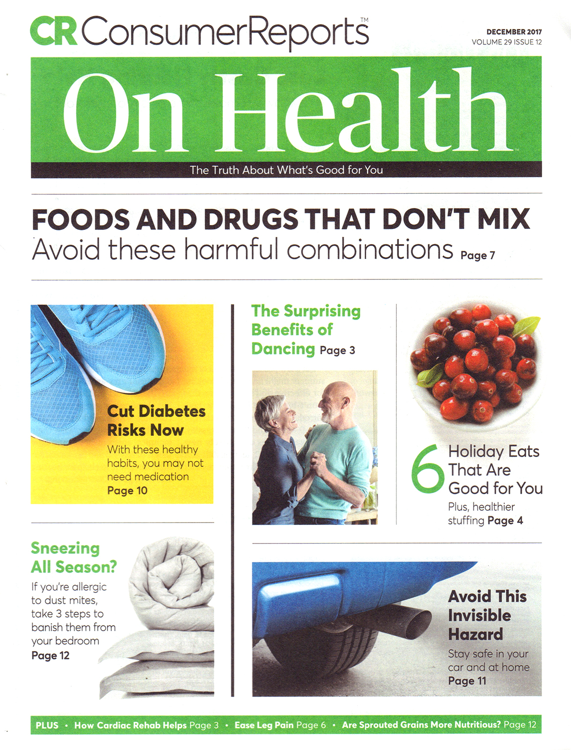 Consumer-Reports-On-Health December 01, 2017 Issue Cover