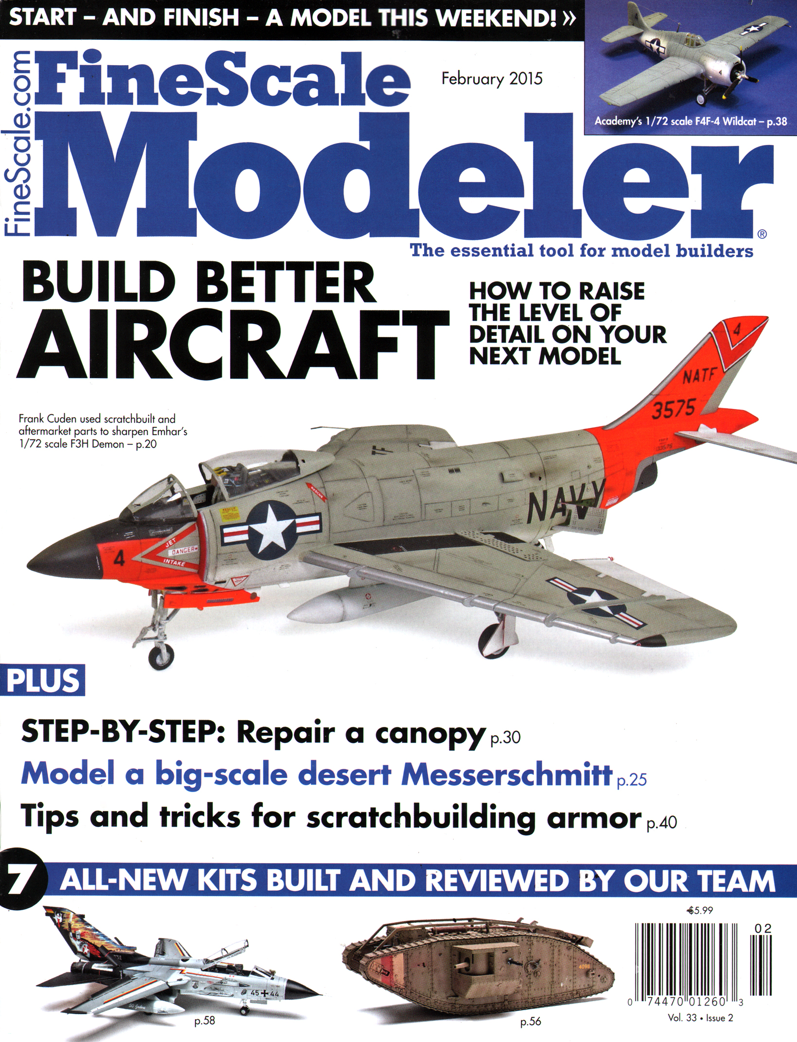 Finescale-Modeler February 01, 2015 Issue Cover