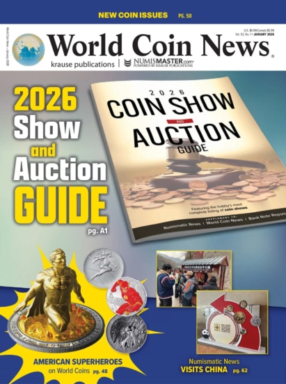 World Coin News January 01, 2026 Issue Cover