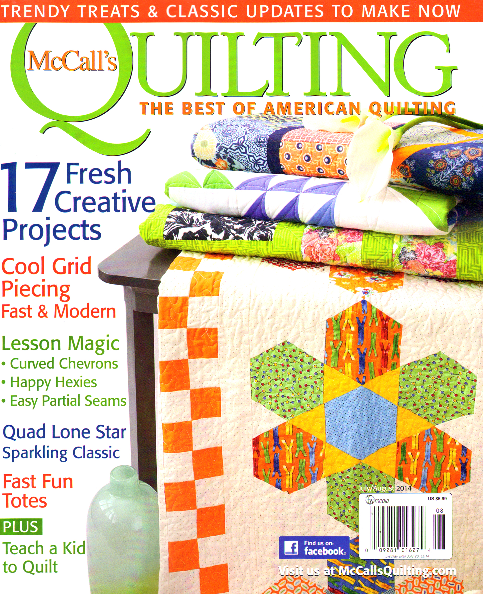 mccalls-quilting July 01, 2014 Issue Cover