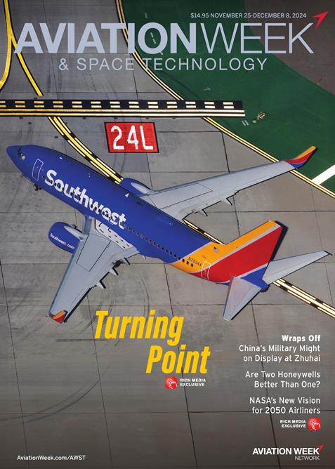 Aviation-Week-and-Space-Technology November 25, 2024 Issue Cover