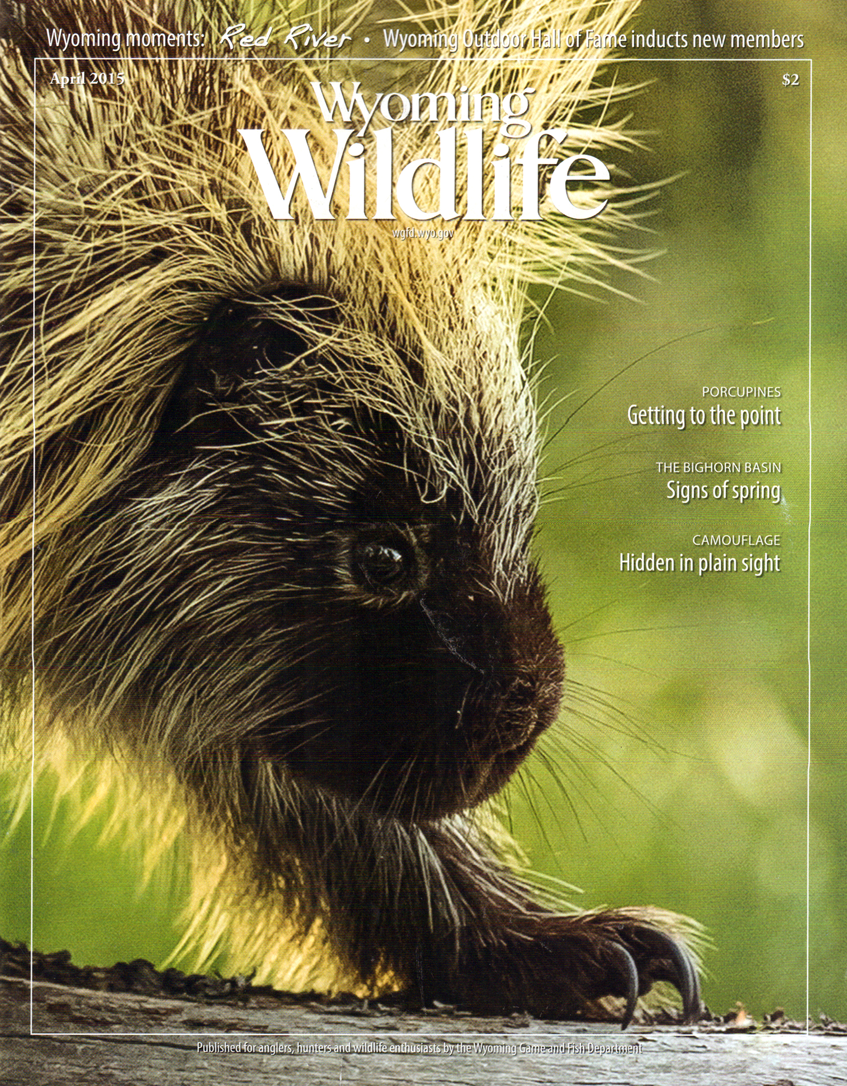 Wyoming-Wildlife April 01, 2015 Issue Cover
