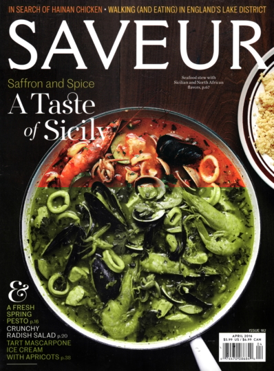 Saveur April 01, 2016 Issue Cover