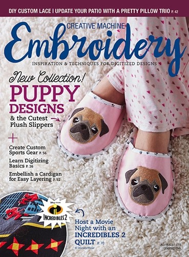 Creative-Machine-Embroidery July 01, 2018 Issue Cover