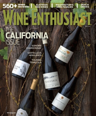 Wine Enthusiast June 01, 2018 Issue Cover