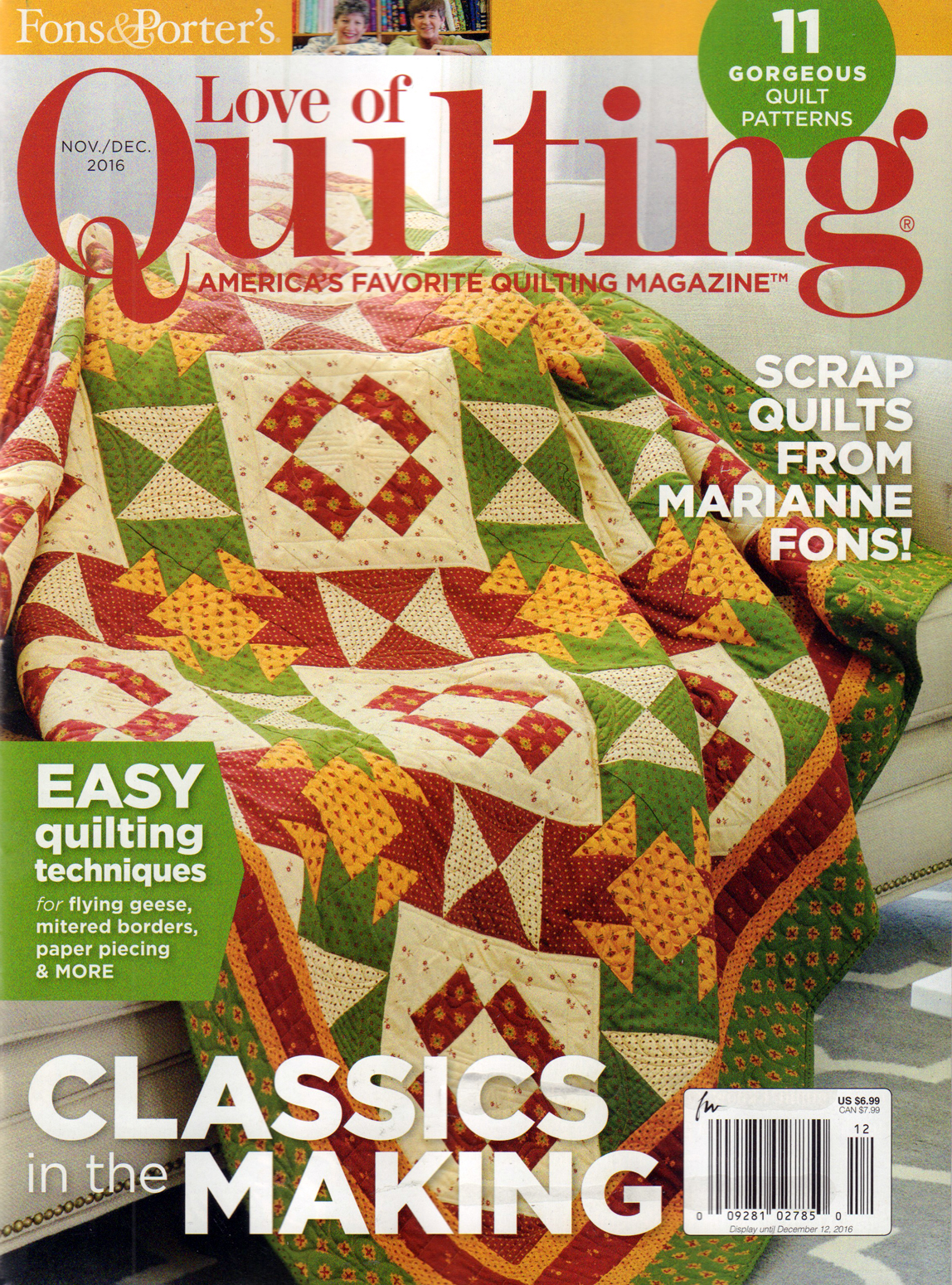Fons-and-Porters-Love-of-Quilting November 01, 2016 Issue Cover