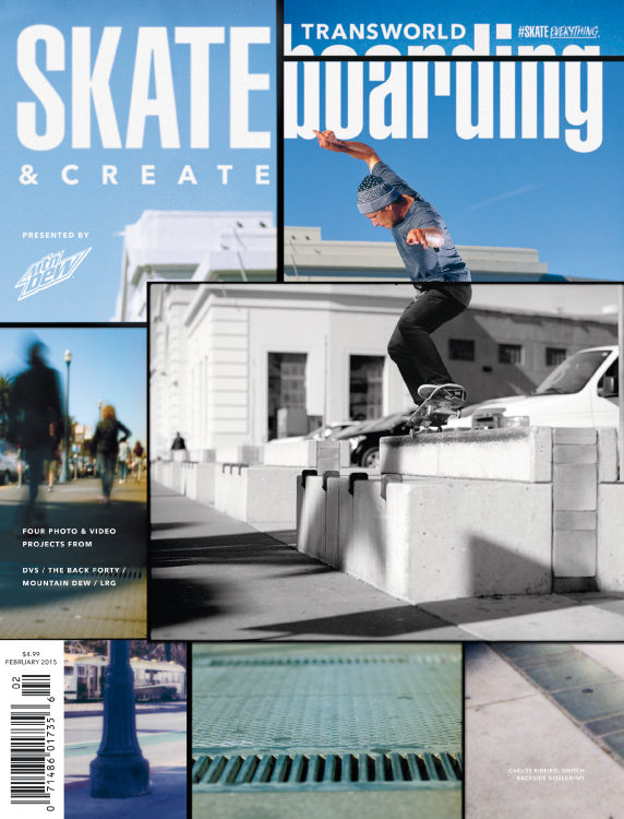 Transworld-SKATEboarding February 01, 2015 Issue Cover