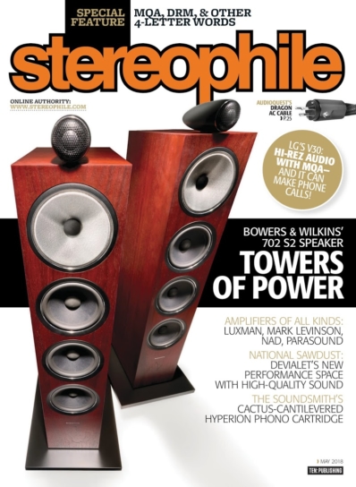 Stereophile May 01, 2018 Issue Cover
