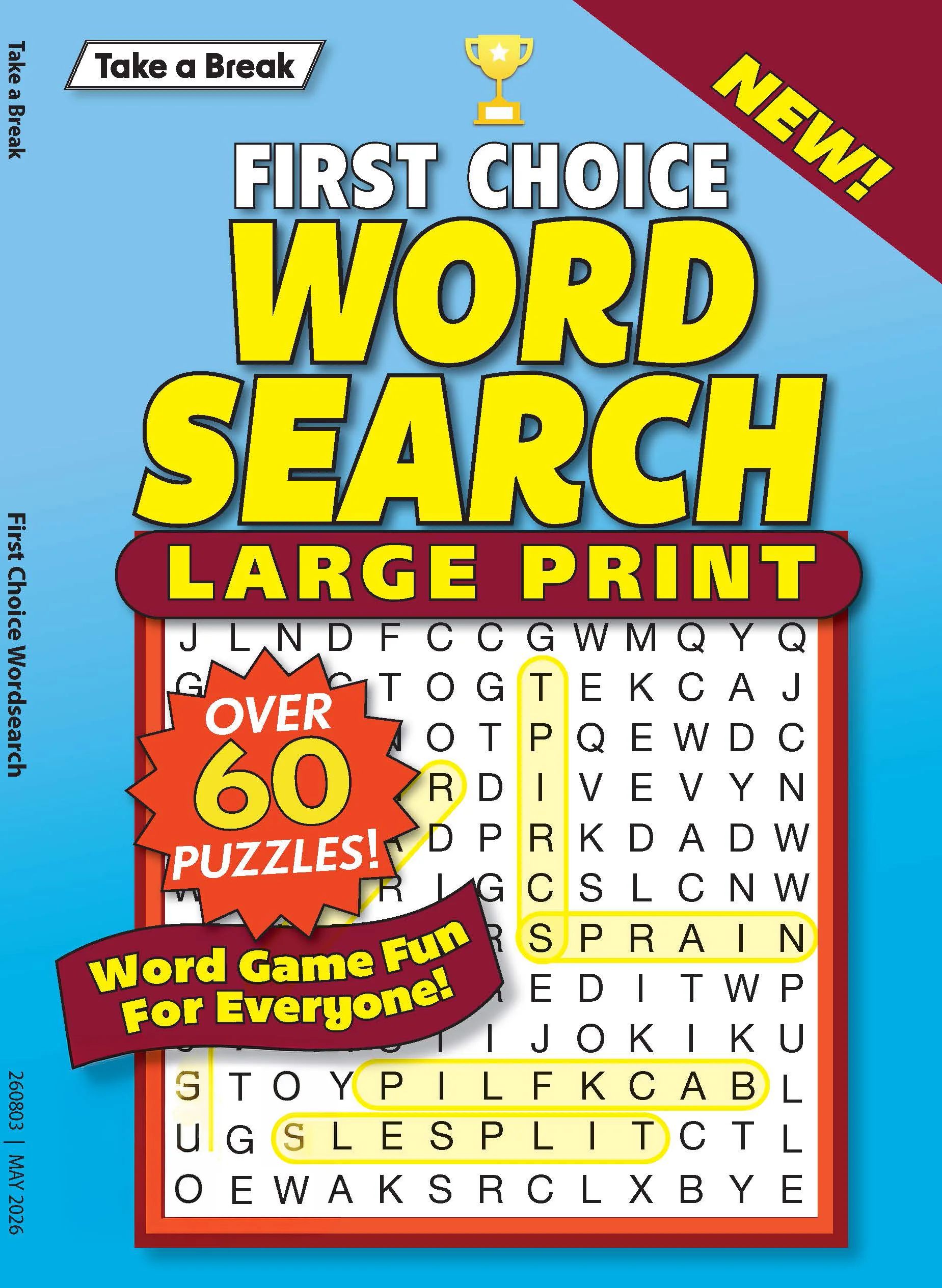 Take a Break Word Search May 01, 2026 Issue Cover
