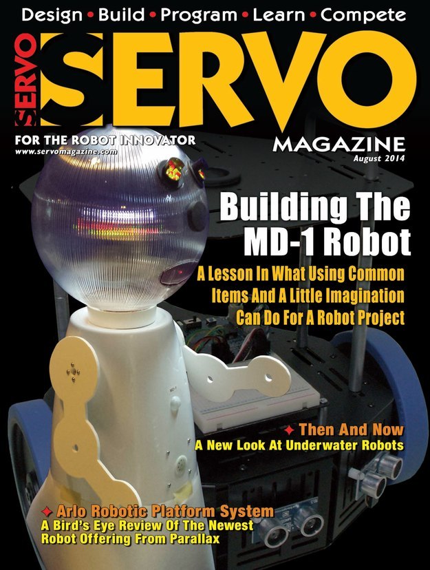 Servo-Magazine August 01, 2014 Issue Cover