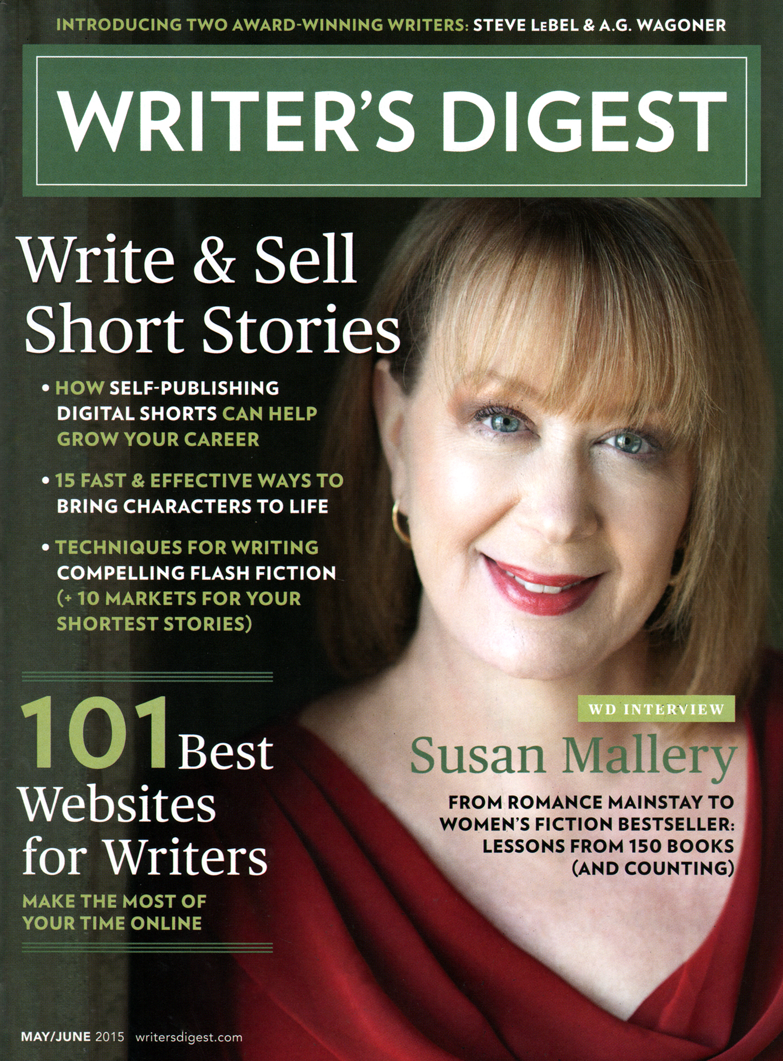 Writers-Digest May 01, 2015 Issue Cover