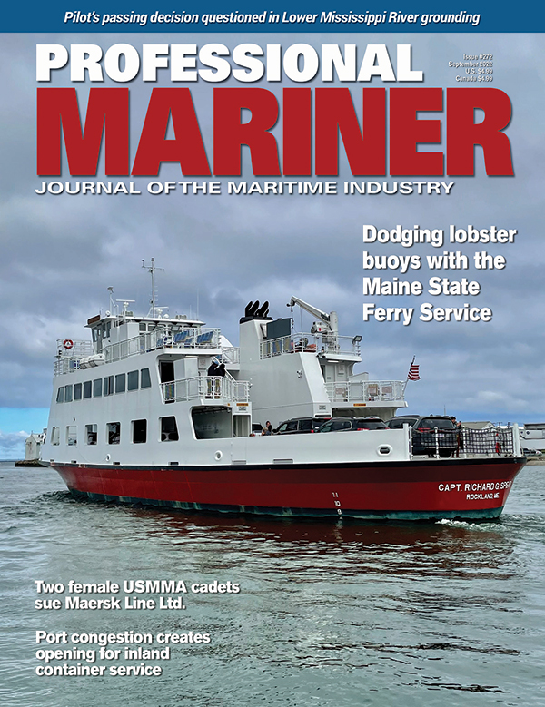 Professional-Mariner September 01, 2022 Issue Cover