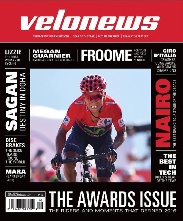 VeloNews January 01, 2017 Issue Cover