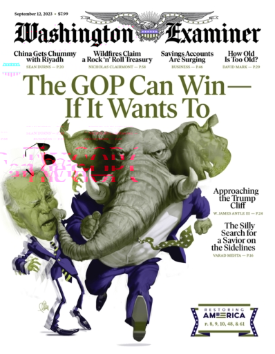 Washington Examiner September 12, 2023 Issue Cover