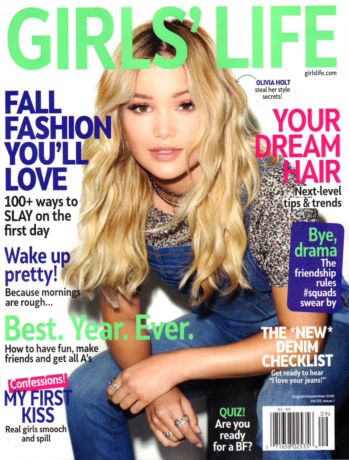 Girls-Life August 01, 2016 Issue Cover