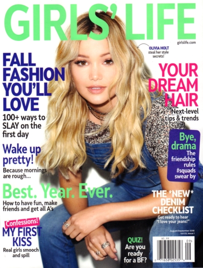 Girls' Life August 01, 2016 Issue Cover
