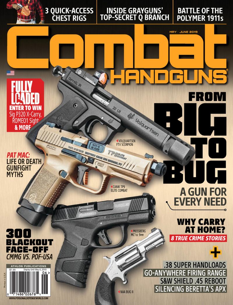 Combat-Handguns May 01, 2019 Issue Cover