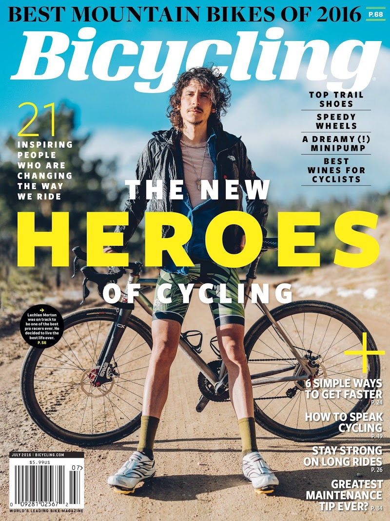 Bicycling July 01, 2016 Issue Cover
