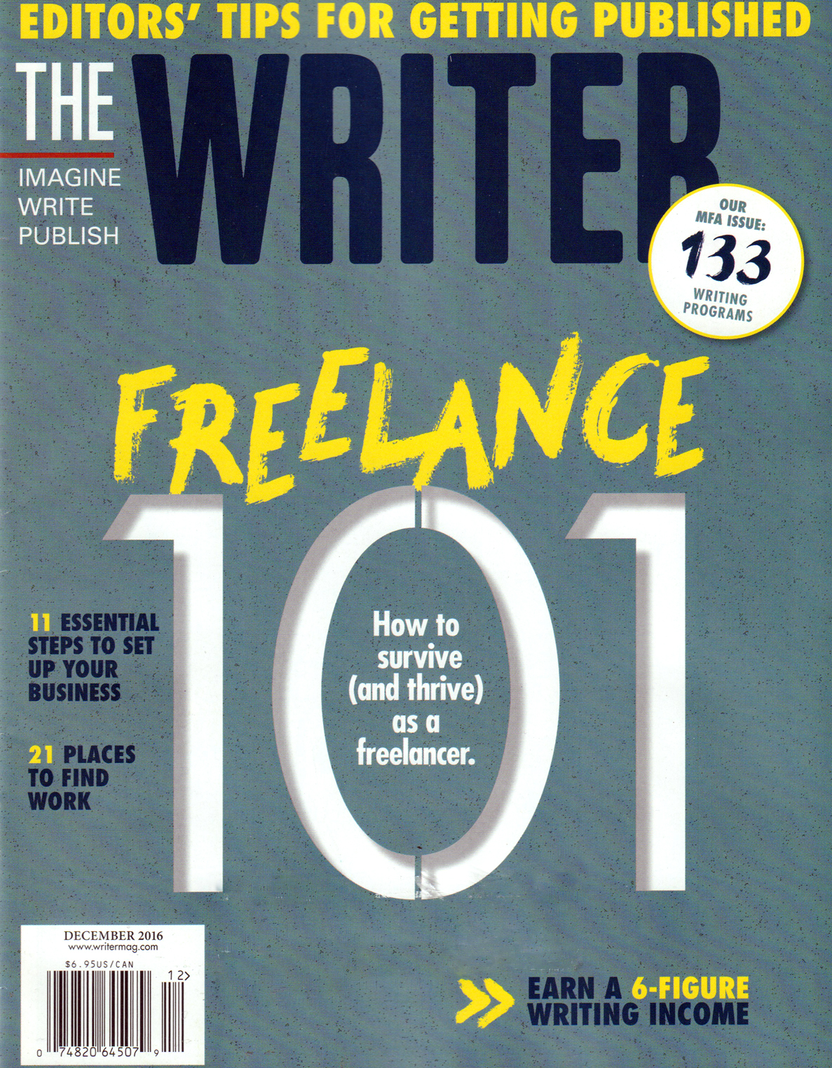 The-Writer December 01, 2016 Issue Cover