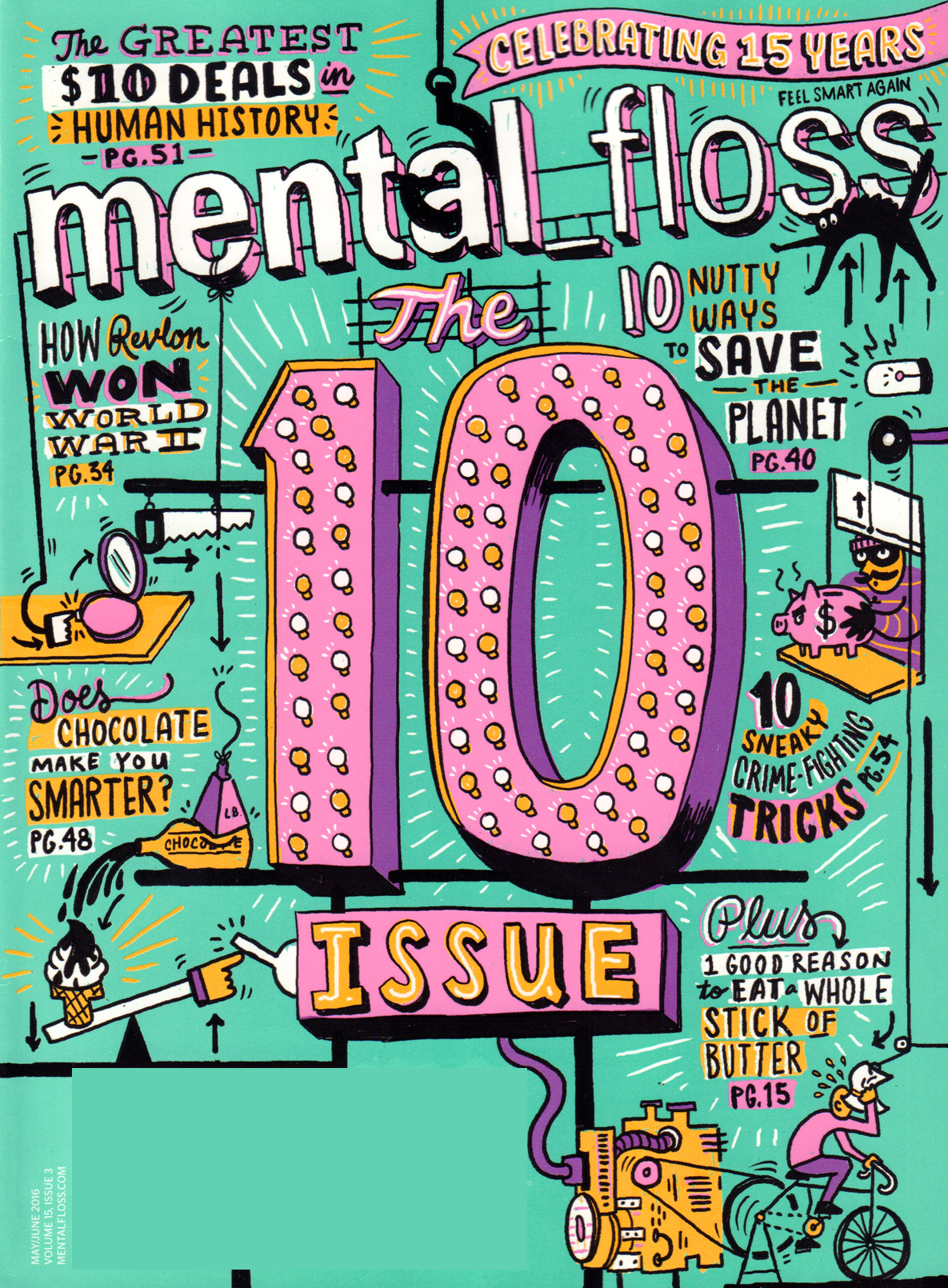 Mental-Floss May 01, 2016 Issue Cover