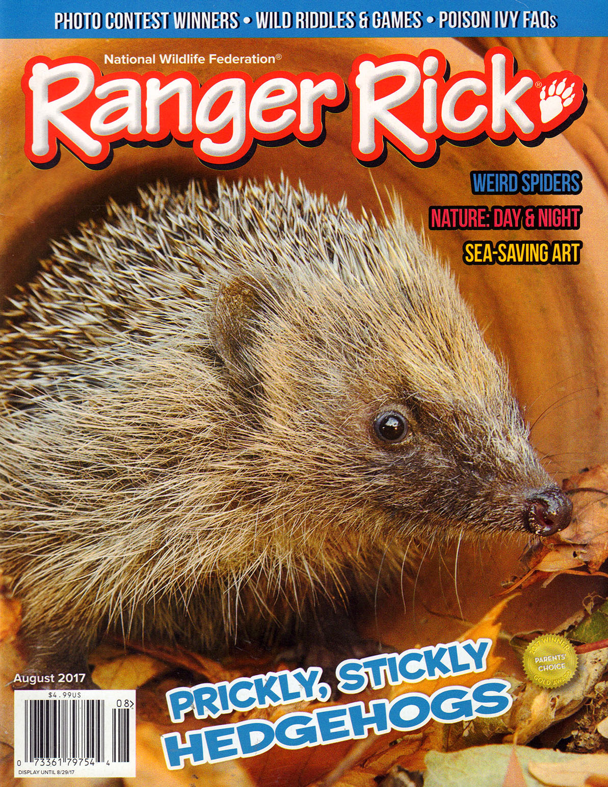 Ranger-Rick August 01, 2017 Issue Cover