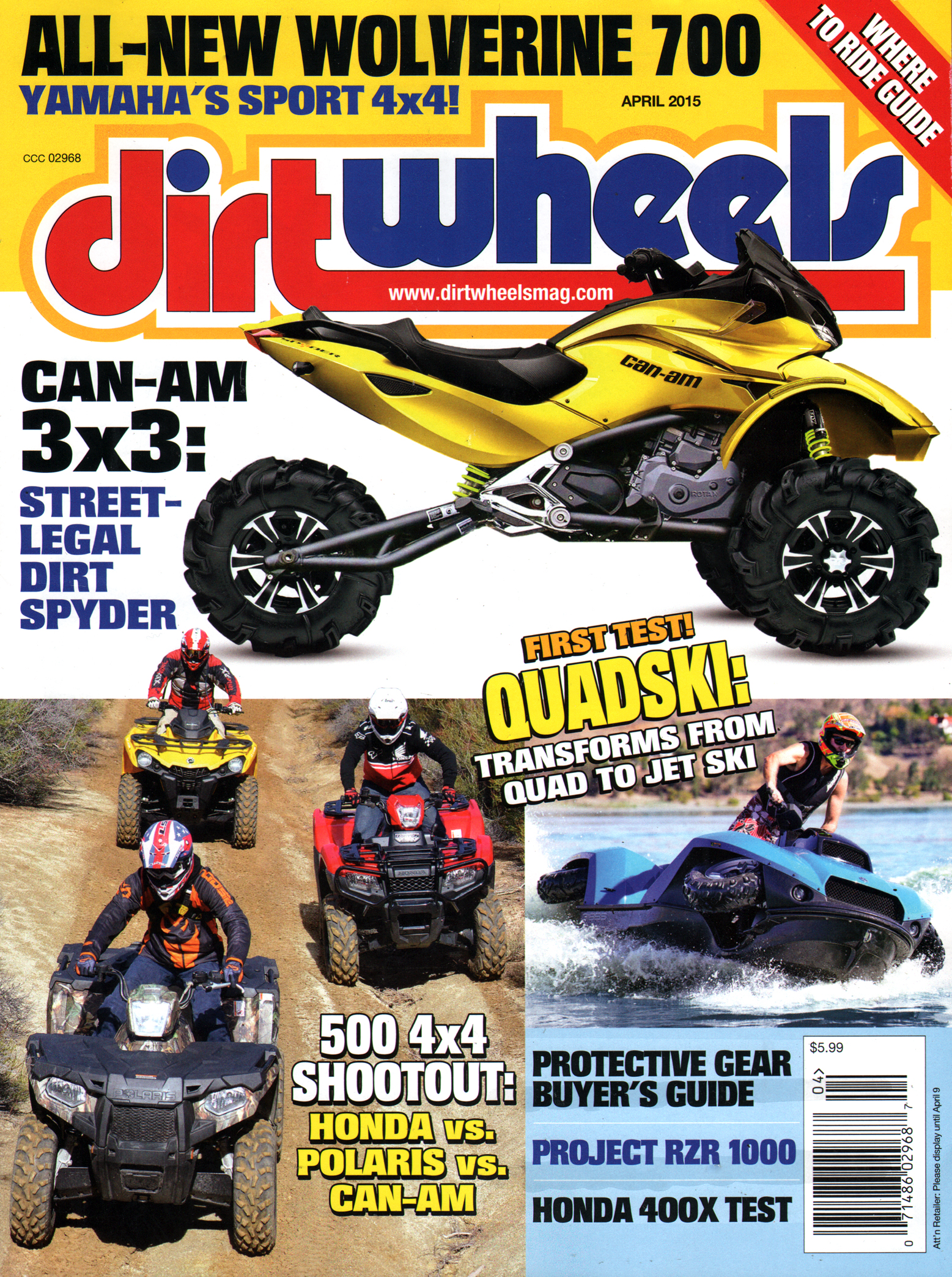 Dirt-Wheels April 01, 2015 Issue Cover