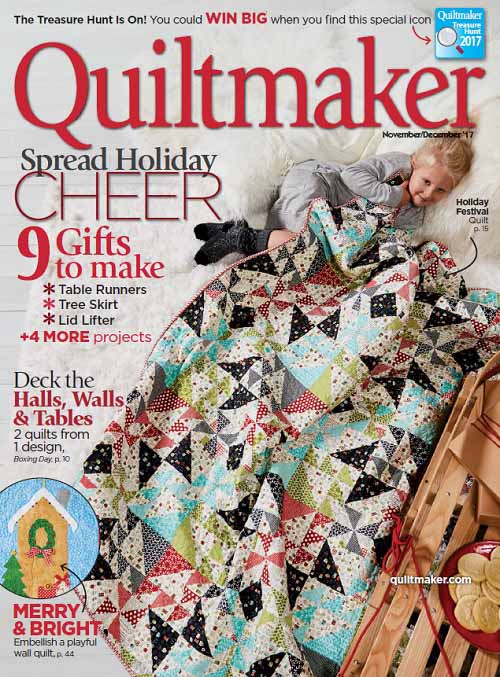 Quiltmaker November 01, 2017 Issue Cover