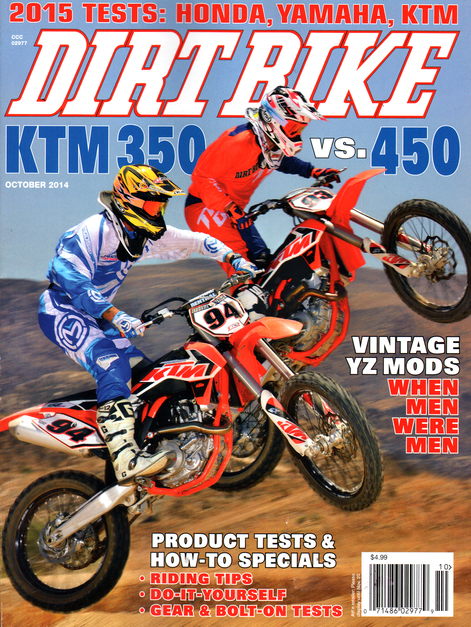 Dirt-Bike October 01, 2014 Issue Cover