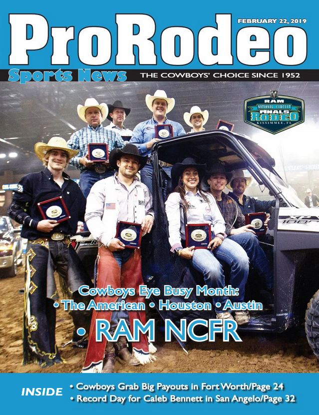 Pro-Rodeo-Sports-News February 22, 2019 Issue Cover