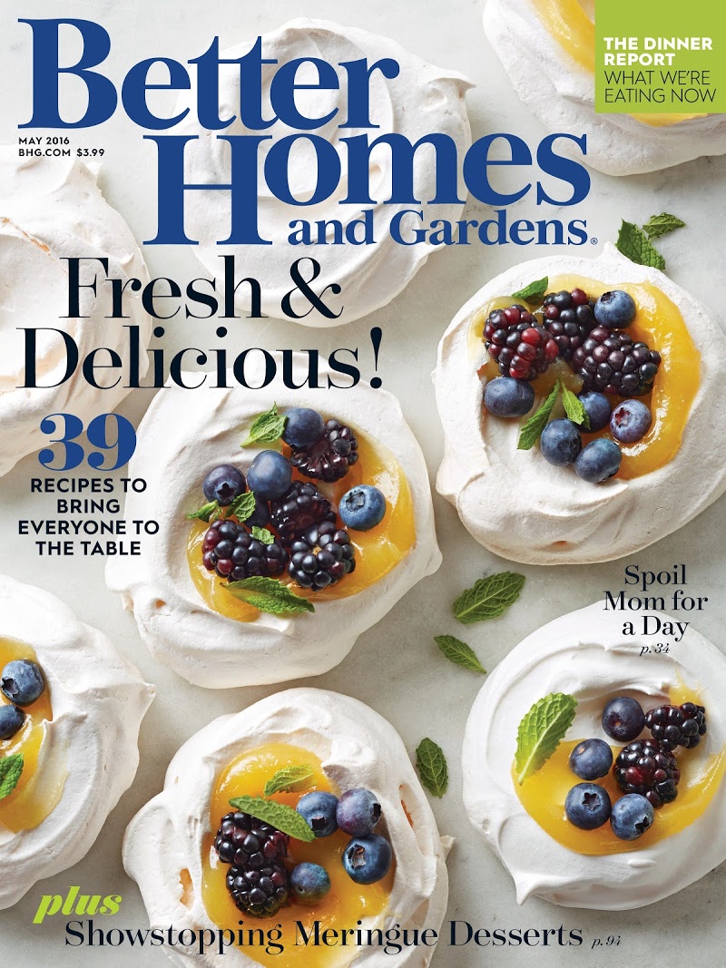 Better-Homes-and-Gardens May 01, 2016 Issue Cover