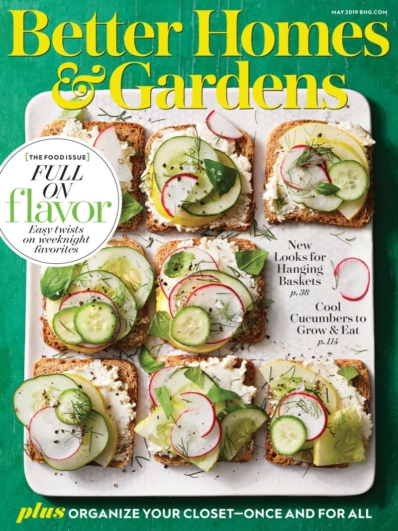 Better Homes & Gardens May 01, 2019 Issue Cover