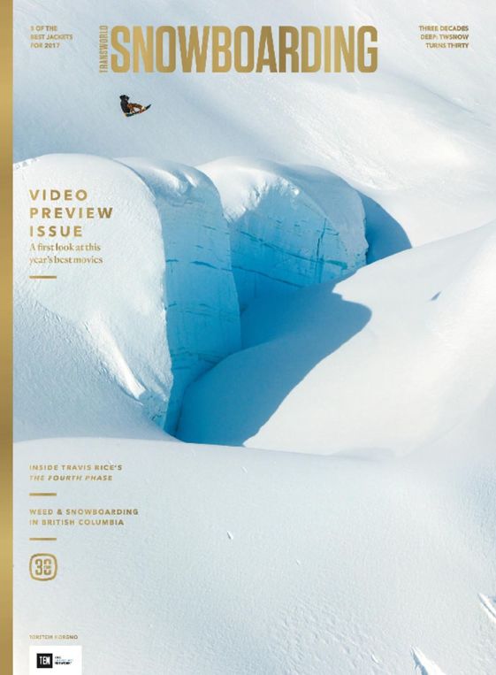 Transworld-SNOWboarding October 01, 2016 Issue Cover