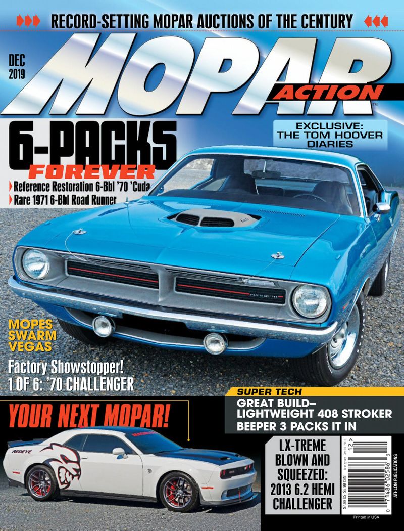 Mopar-Action December 01, 2019 Issue Cover