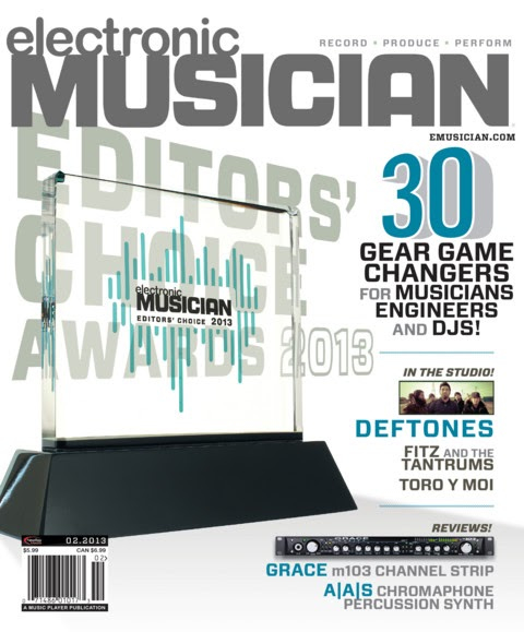 Electronic-Musician February 01, 2013 Issue Cover