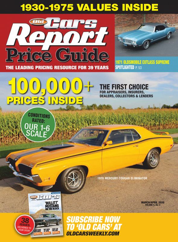Old-Cars-Report-Price-Guide March 01, 2020 Issue Cover