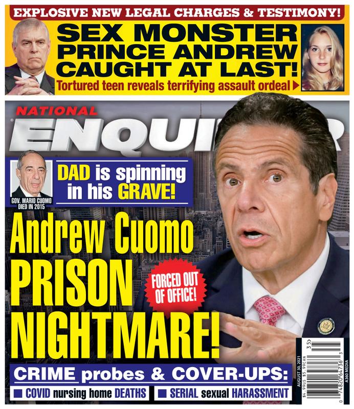 national-enquirer August 30, 2021 Issue Cover