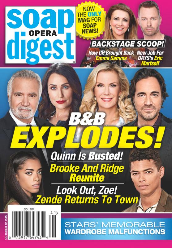 Soap-Opera-Digest October 12, 2020 Issue Cover