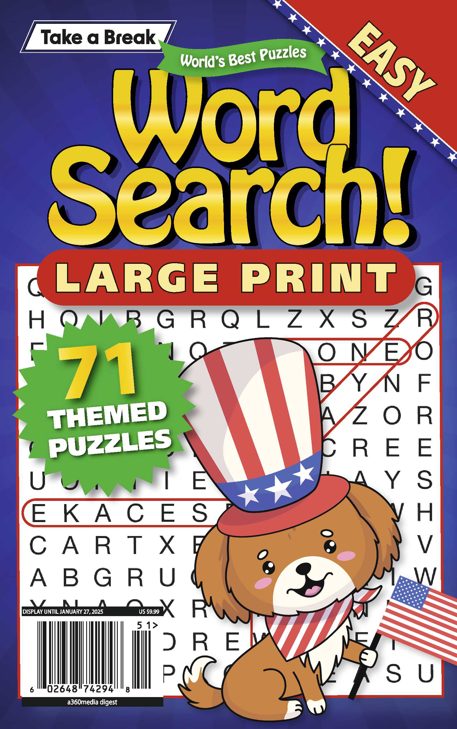 Take a Break Word Search November 01, 2024 Issue Cover