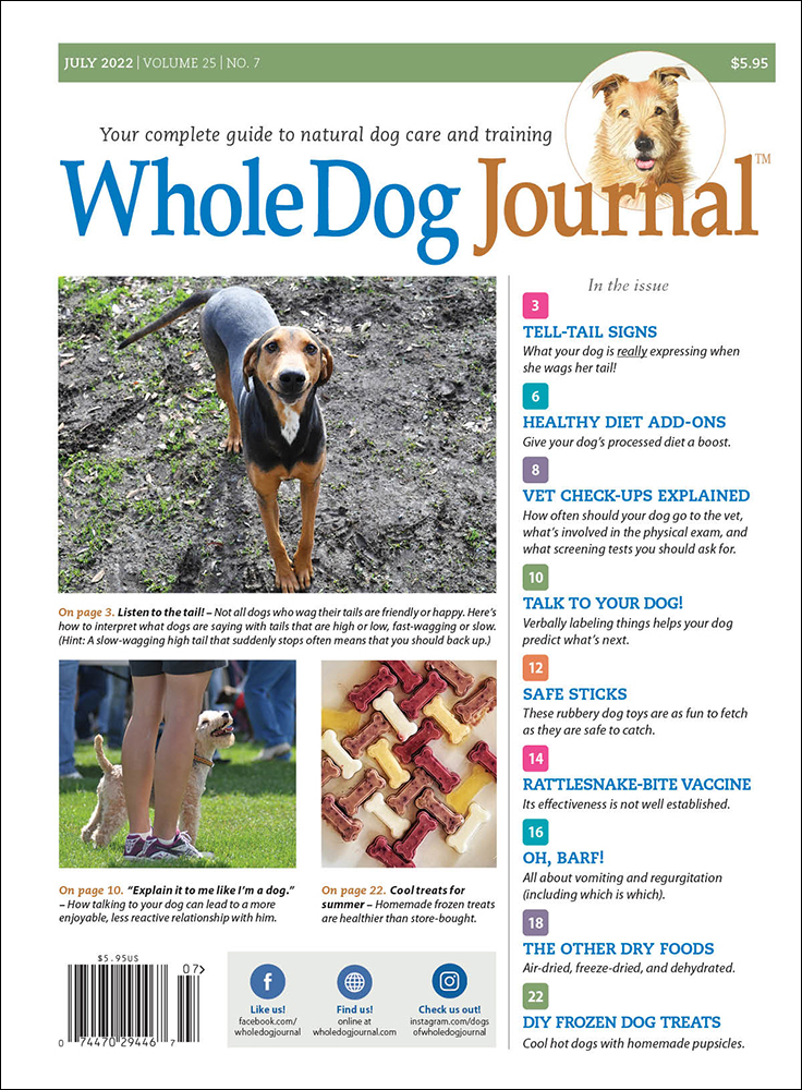 Whole-Dog-Journal July 01, 2022 Issue Cover