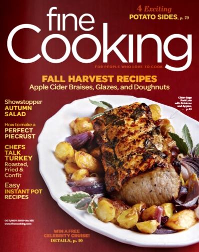 Fine Cooking October 01, 2018 Issue Cover