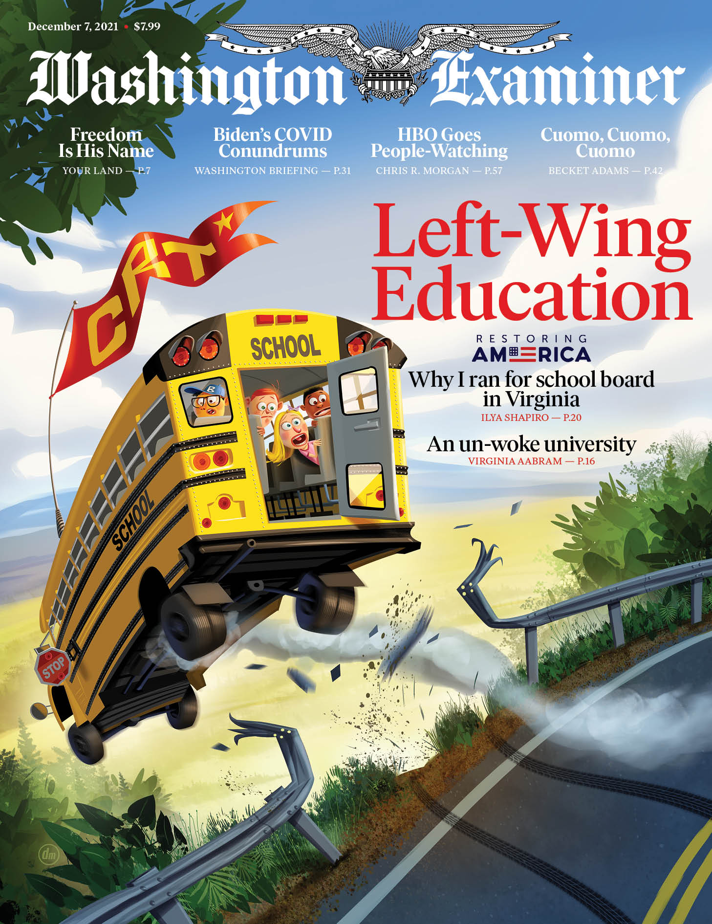 Washington-Examiner December 07, 2021 Issue Cover