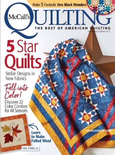 McCall's Quilting September 01, 2017 Issue Cover