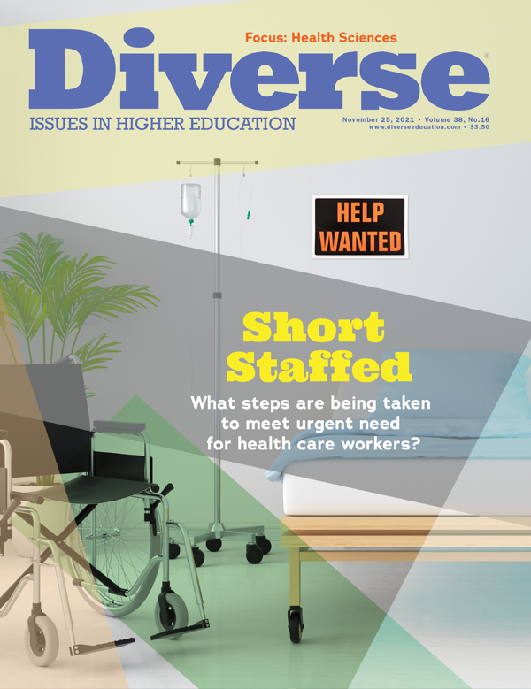 Diverse-Issues-In-Higher-Education November 25, 2021 Issue Cover