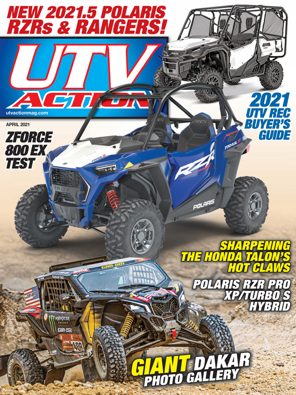 UTV-Action April 01, 2021 Issue Cover