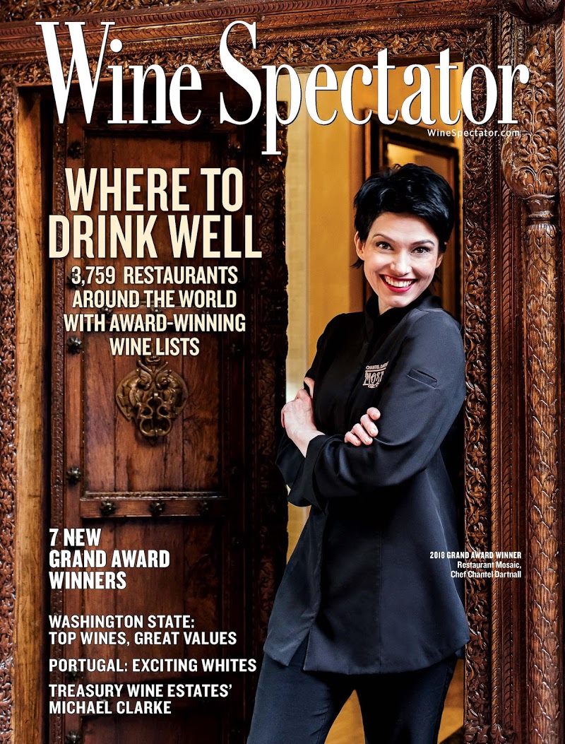 Wine-Spectator August 31, 2018 Issue Cover