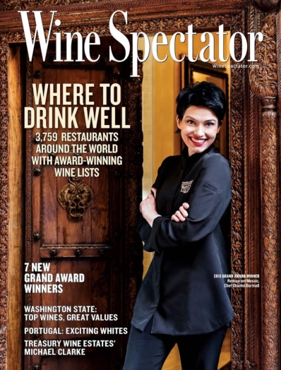 Wine Spectator August 31, 2018 Issue Cover