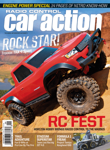 Radio-Control-Car-Action September 01, 2018 Issue Cover