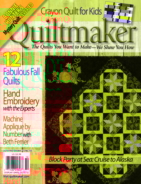 Quiltmaker September 01, 2013 Issue Cover