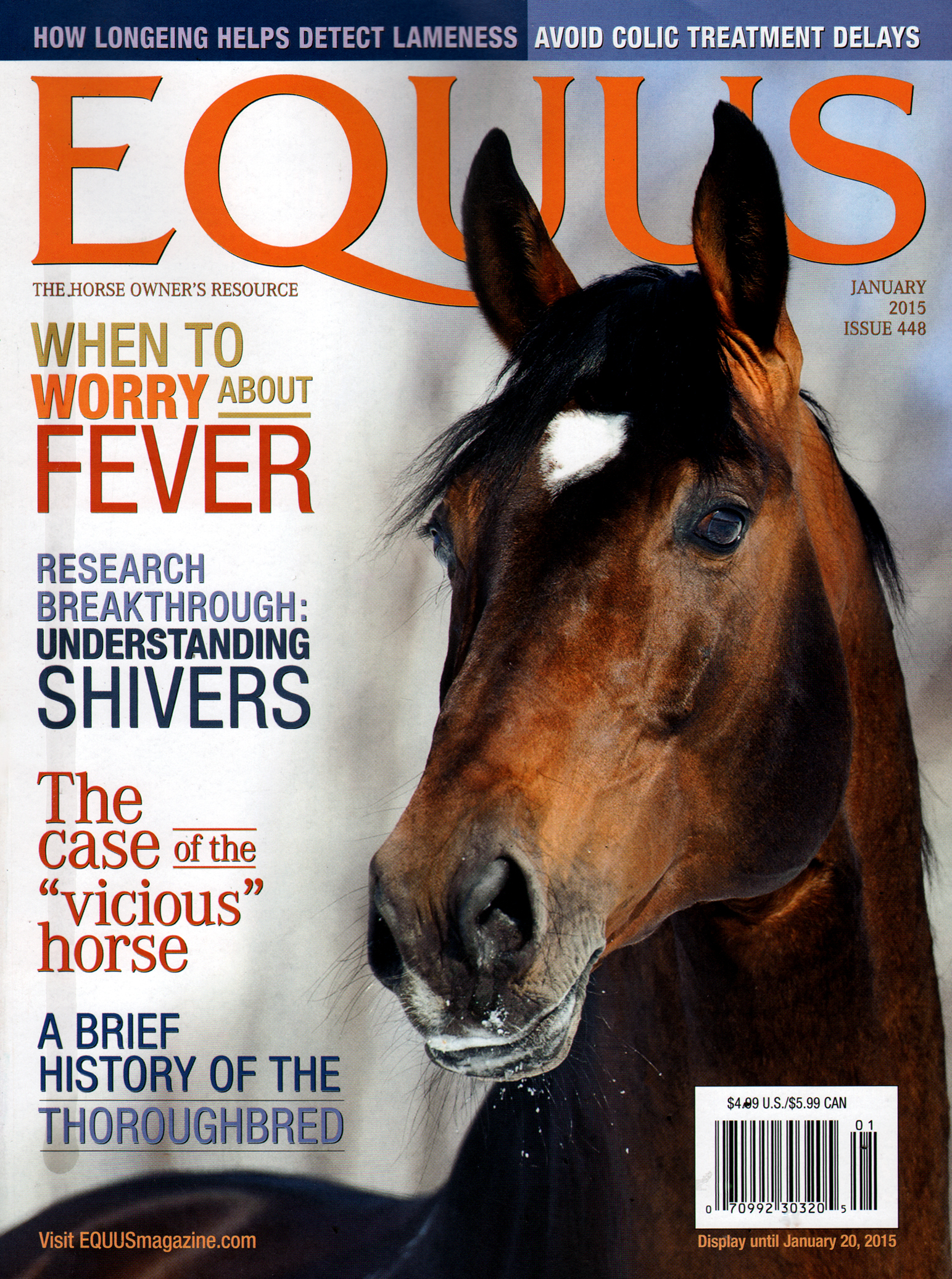 Equus January 01, 2015 Issue Cover