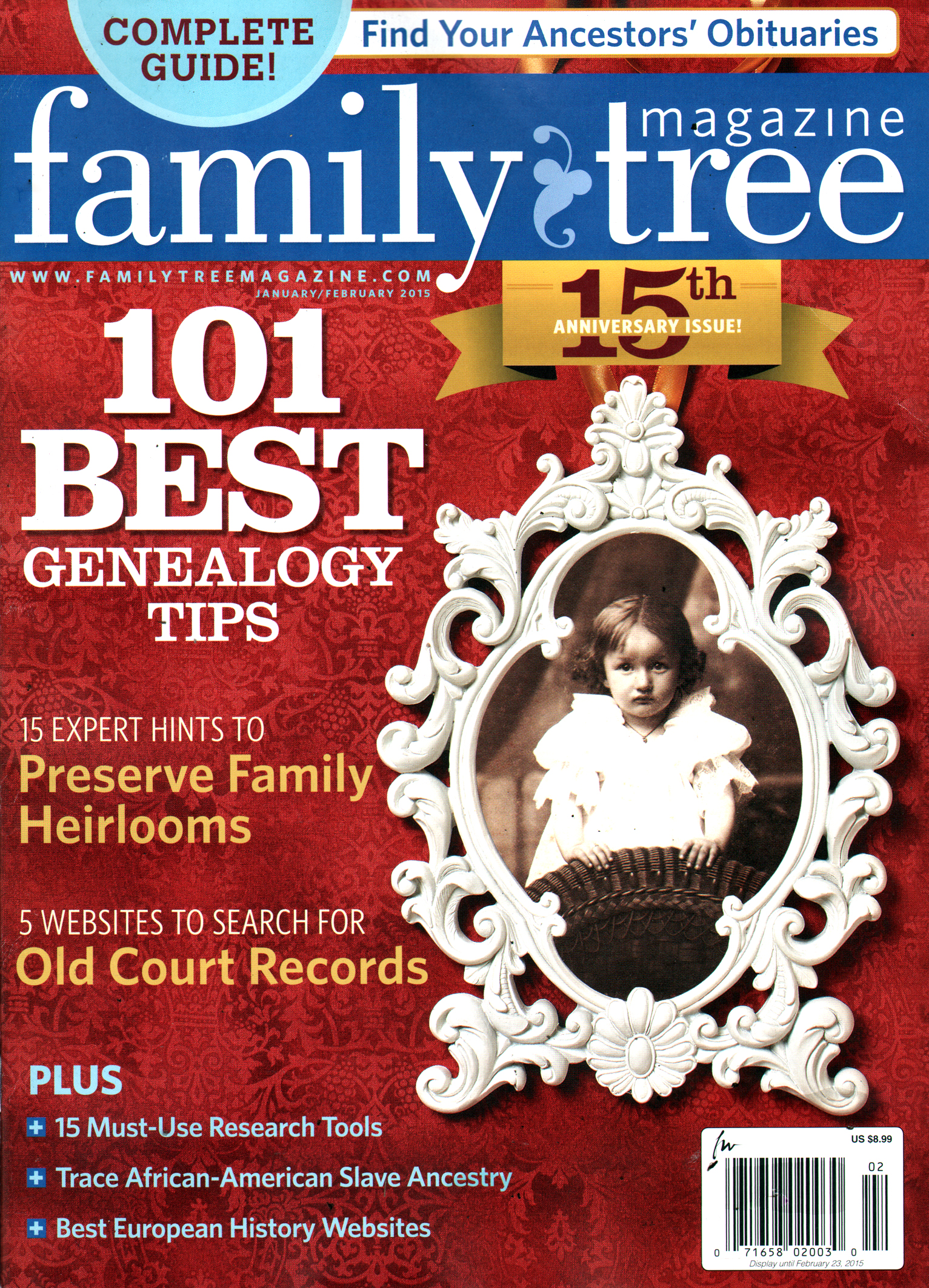 Family-Tree January 01, 2015 Issue Cover
